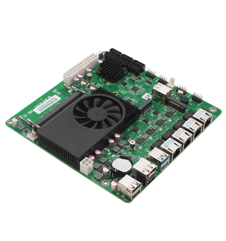 MW-NVR-N5105 Soft Route Nas Main Board 4 2.5g Network Ports 6 Sata Interface Industrial Control Computer Main Board