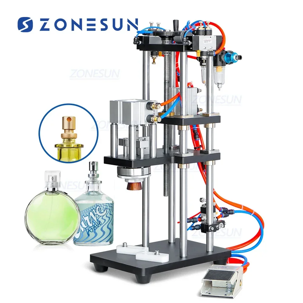 ZS-YG08Z semi-automatique 15/18/20mm parfum bouteille en verre vaporisateur capsulage machine à sertir