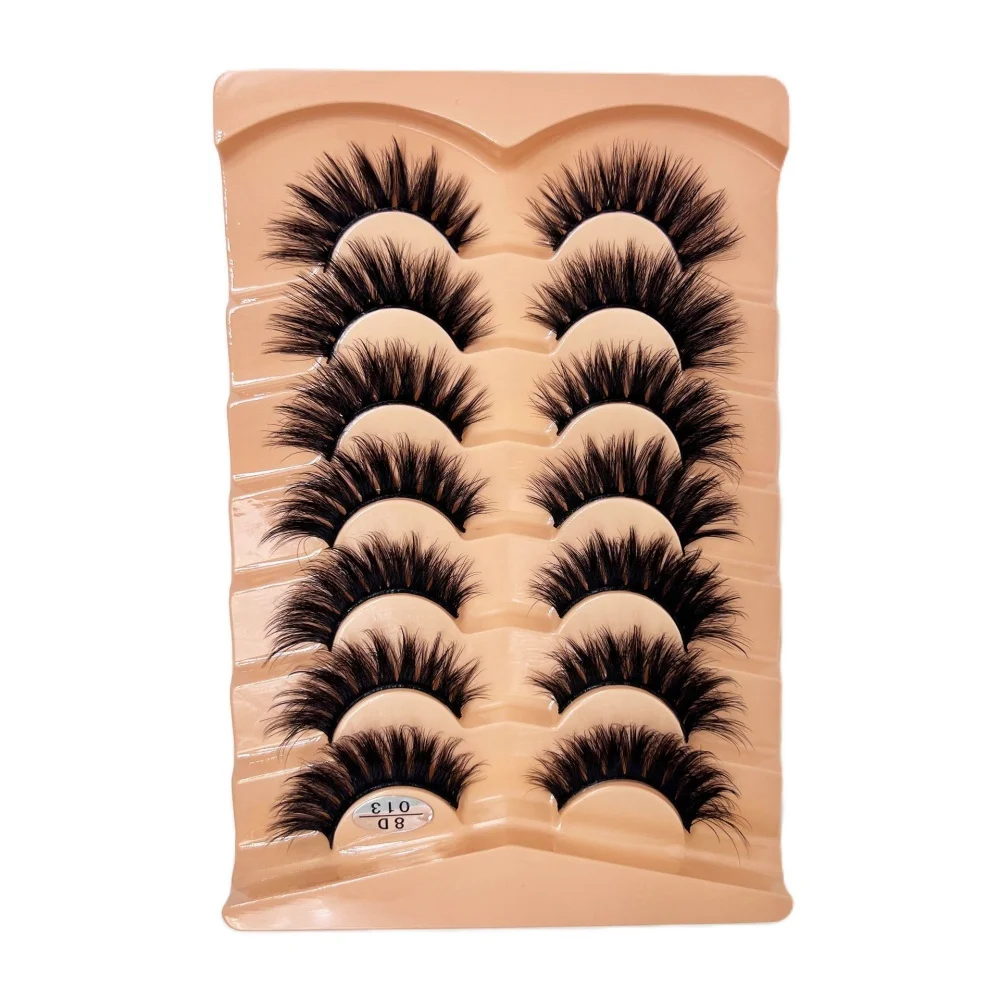 3D 防水ミンクキャットアイまつげふわふわ細くカールした自然な羽のような感触軽量で柔軟なつけまつげ