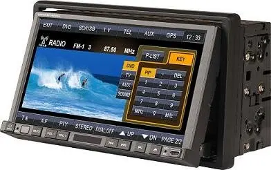 Double Din Car Dvd Player with GPS ,PIP