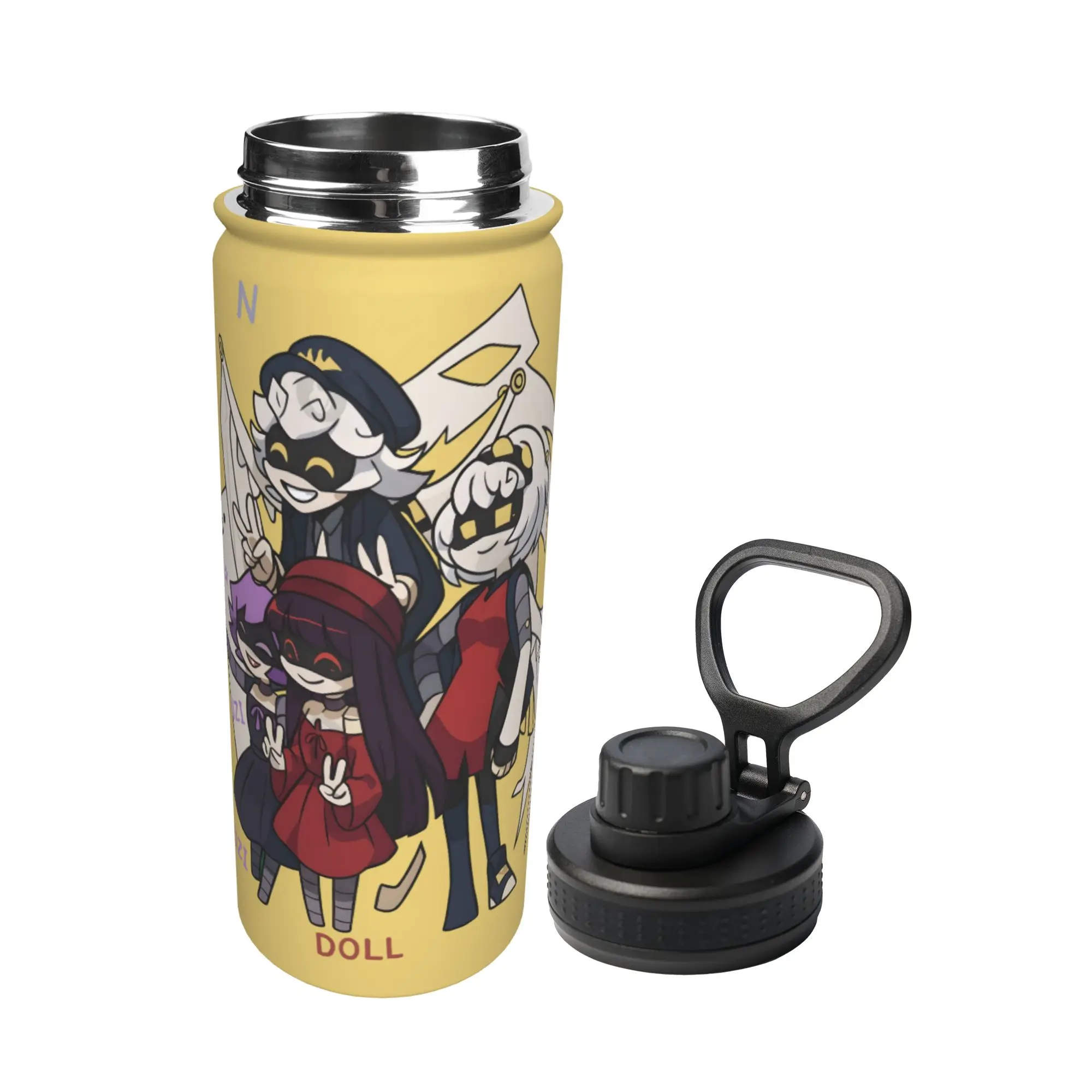 Uzi Doorman Murders Drones 18OZ Sports Insulated Kettle  Thermal Cup Vacuum Flask School Mug 18OZ