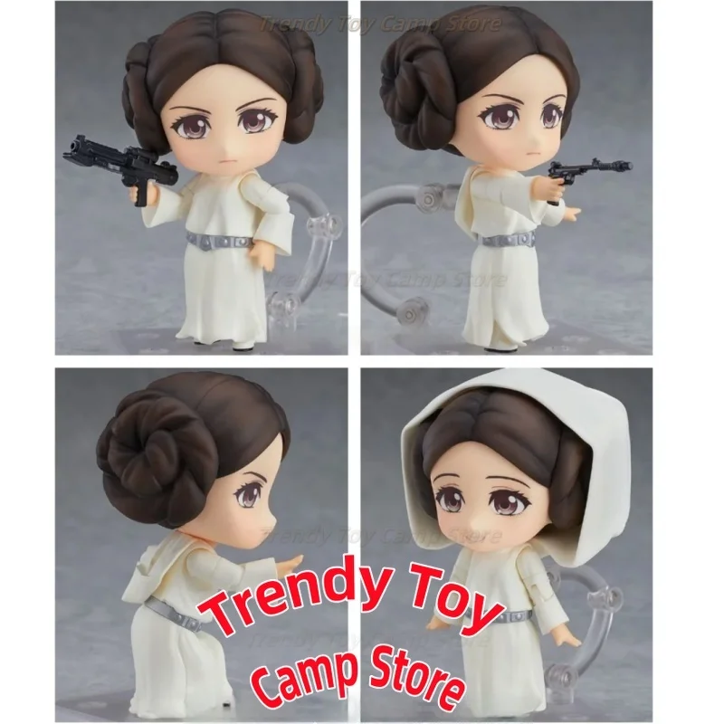 

【В наличии】Оригинальная хорошая улыбка Nendoroid Star Wars Han Solo Luke Skywalker Rey Darth Vader, аниме-фигурки, игрушки