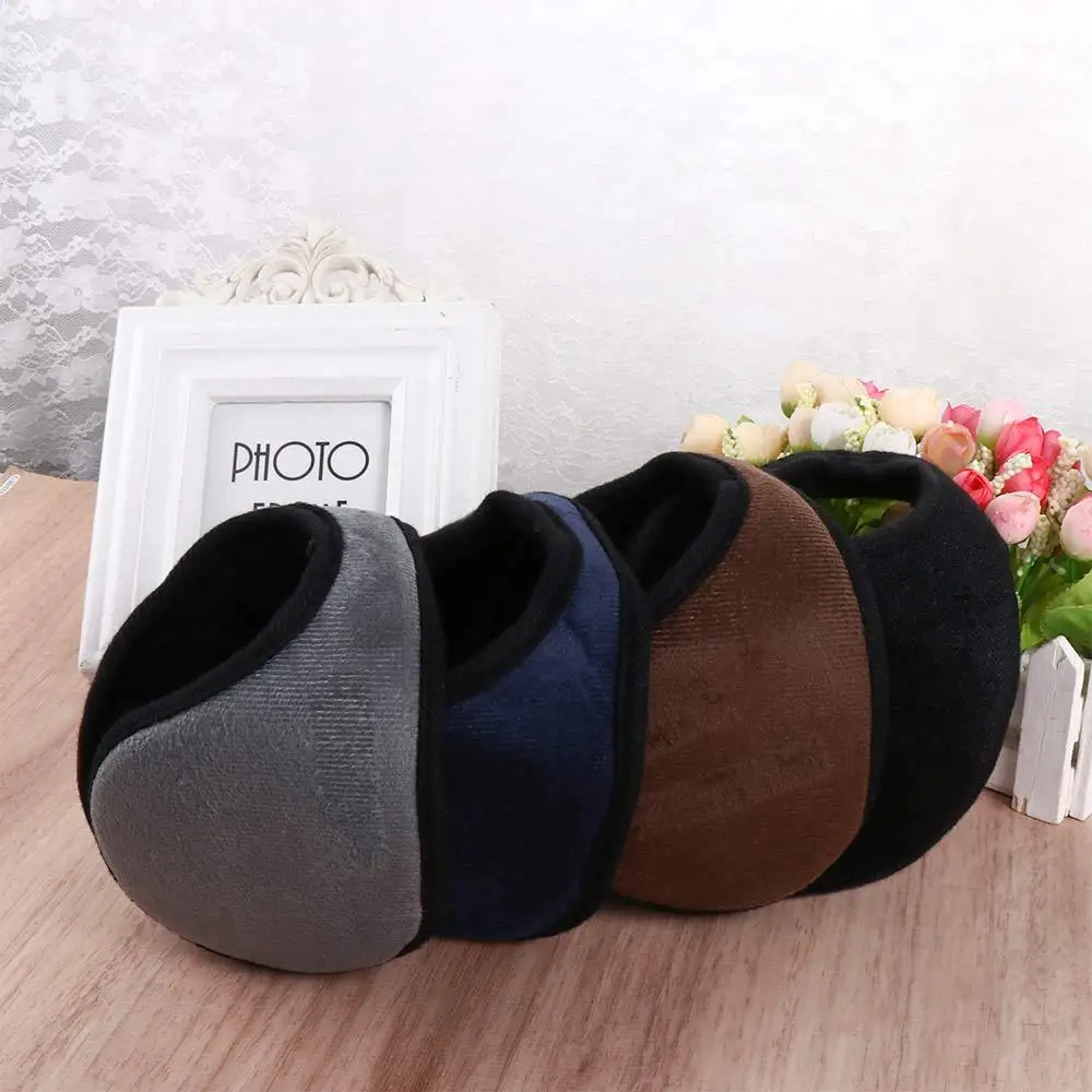 Jízdní měkké zima celistvý barva pro dospělý větruodolná earflap pro ženské zahustíme ucho warmers plyš earmuffs ucho obal earcap