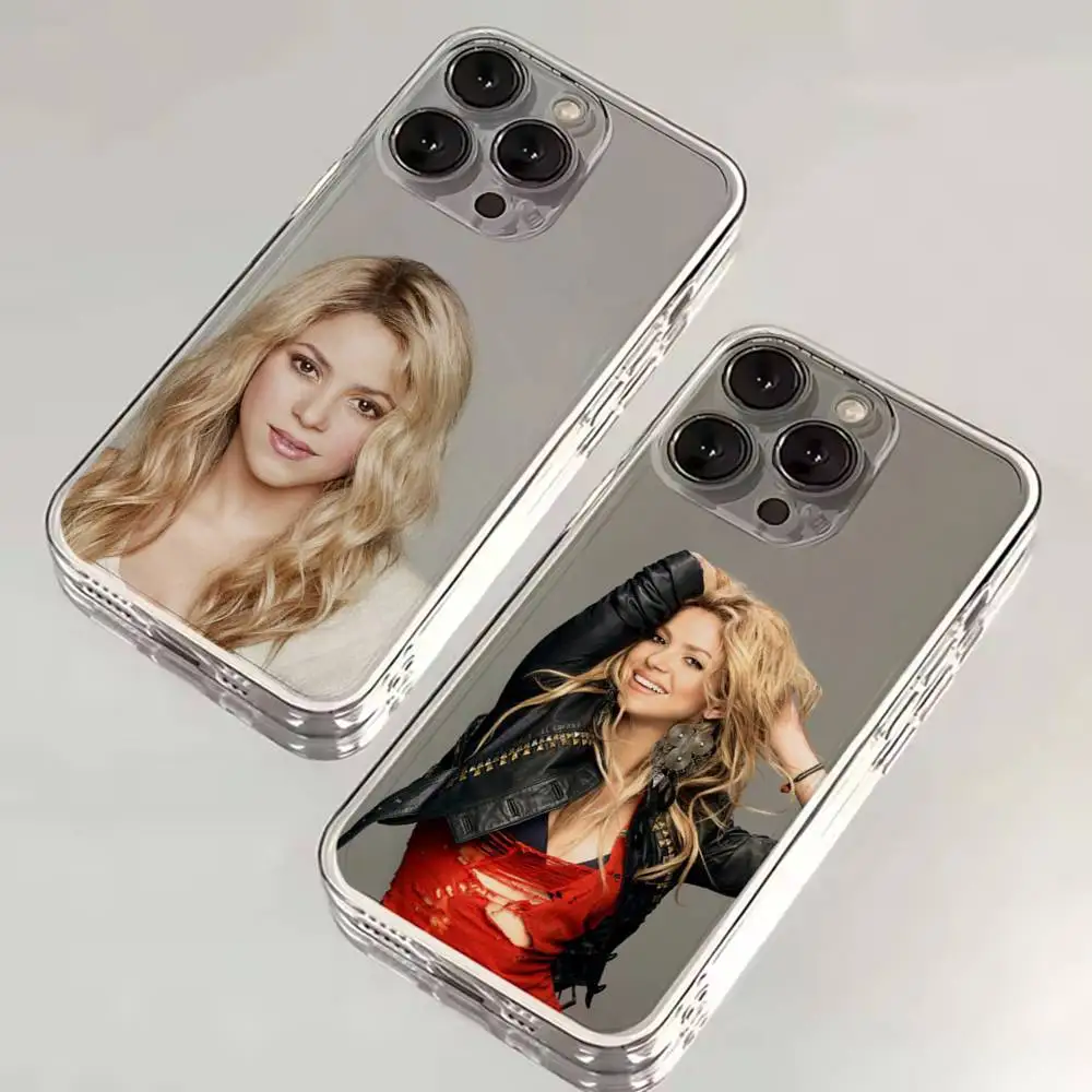 

Hot S-Shakira Singer Phone Case For iPhone 16,15,14,13,12,11 Plus,Pro,Max,XR,XS,X,7,8 SE,Mini Transparent Silicone Soft