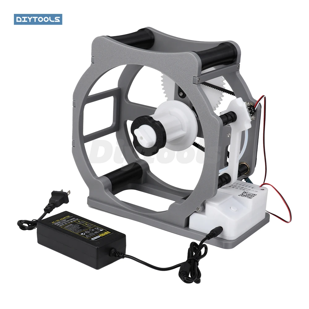 3D‑Printed Filament Winder, Electric & Hand‑cranked Rewinding Machine, PETG‑Built Spooling Kit for 3D Printing Consumable Reels