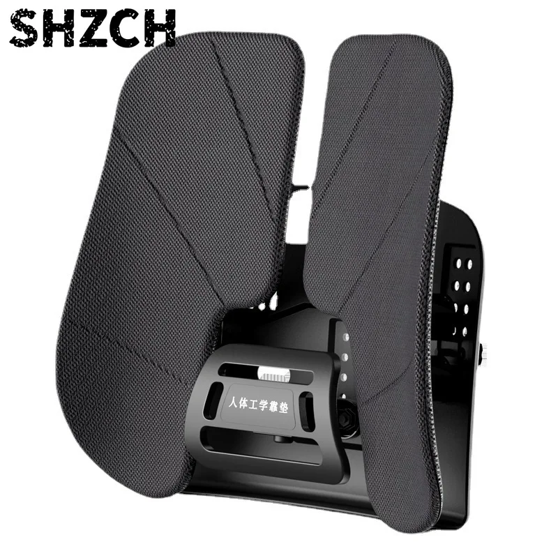 Office Or Car Waist Protection Ergonomic Support Back Waist Support Basic Version Cushion Adjustable Width And Height Mat