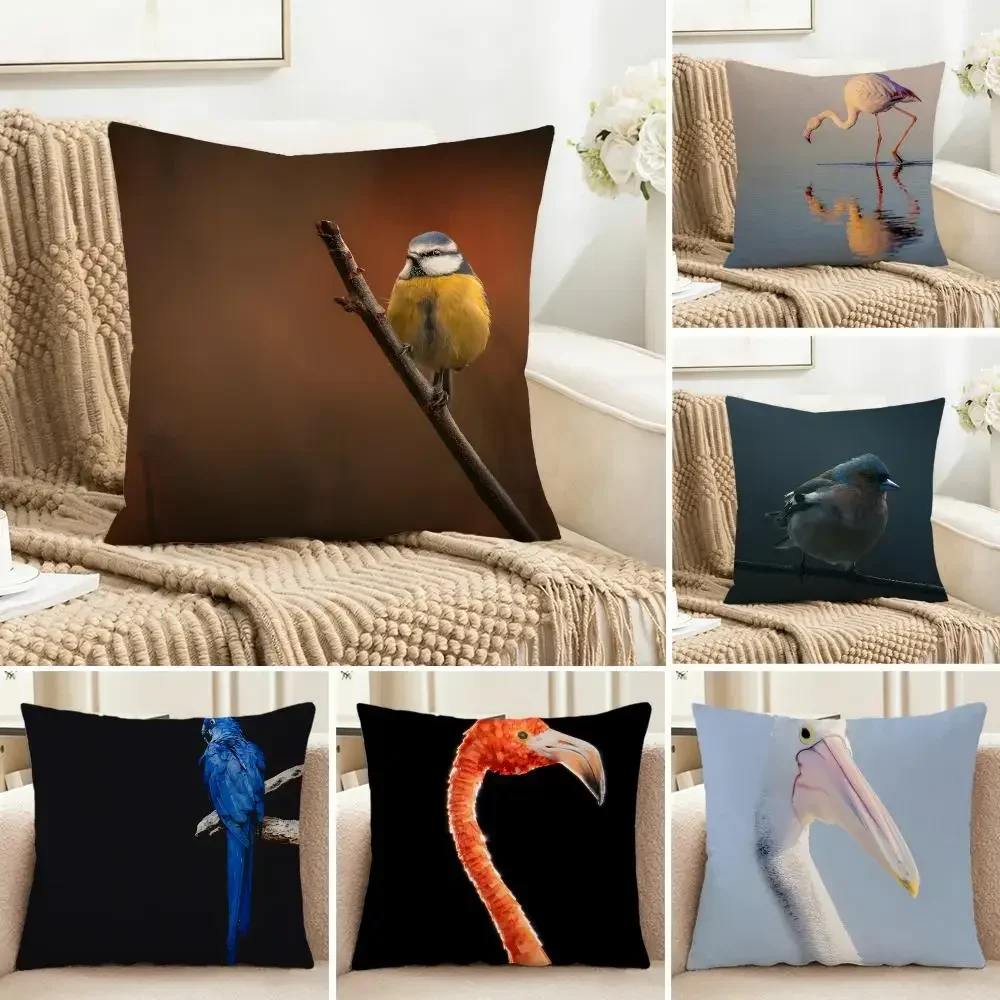 Airy Dynamic Photography Flying Birds And Animals Cushion Cover Cozy Pillowcase Holiday House Interior Sofa Bedroom Accessories
