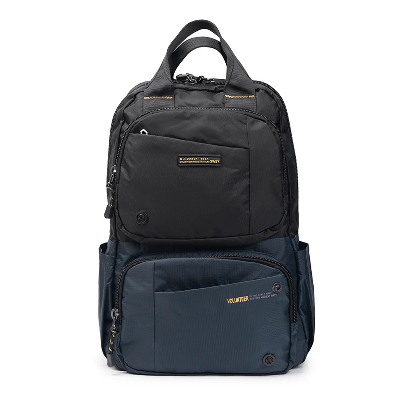 VOLUNTEER Backpack for Men 2026 New Fashionable Waterproof  Large Capacity High Quality  Multi-pocket Casual Travel Bags 1698-02