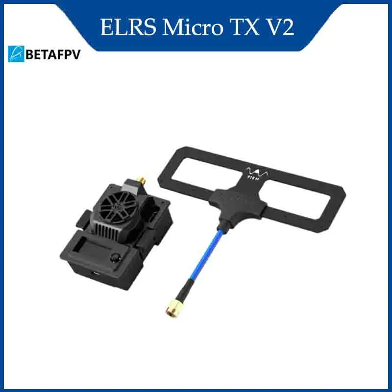 

BETAFPV ELRS Micro TX V2 Module 915MHZ 2W RF Power Built-in TCXO Cooling System For FPV Drone Long Range Flight Quadcopter RC