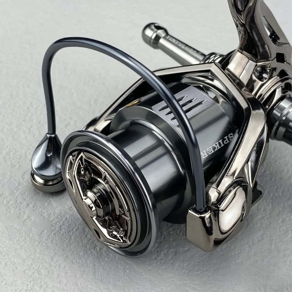 YINYU SPIKER ねじ込み式釣りリール カーボン製ダブルハンドル