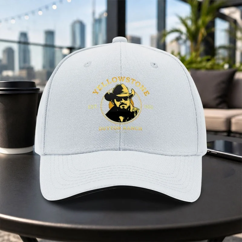 1pc Yellowstone Dutton Ranch Baseball Cap Suitable for Travel, Parties, & Daily Wear - Adjustable Duckbill Hat with Iconic, Ligh