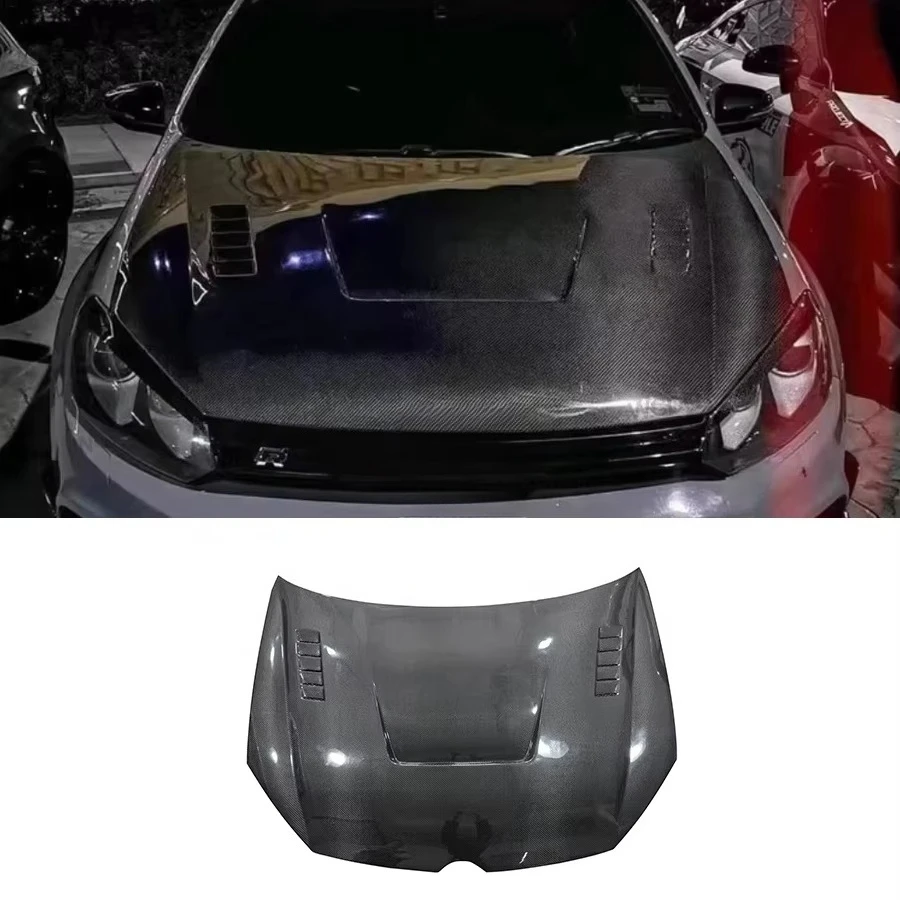 

Carbon Fiber Front Hood for Golf 6 GTI MK6 R20 Front Engine Cover Hood Bonnet Car Body Kit
