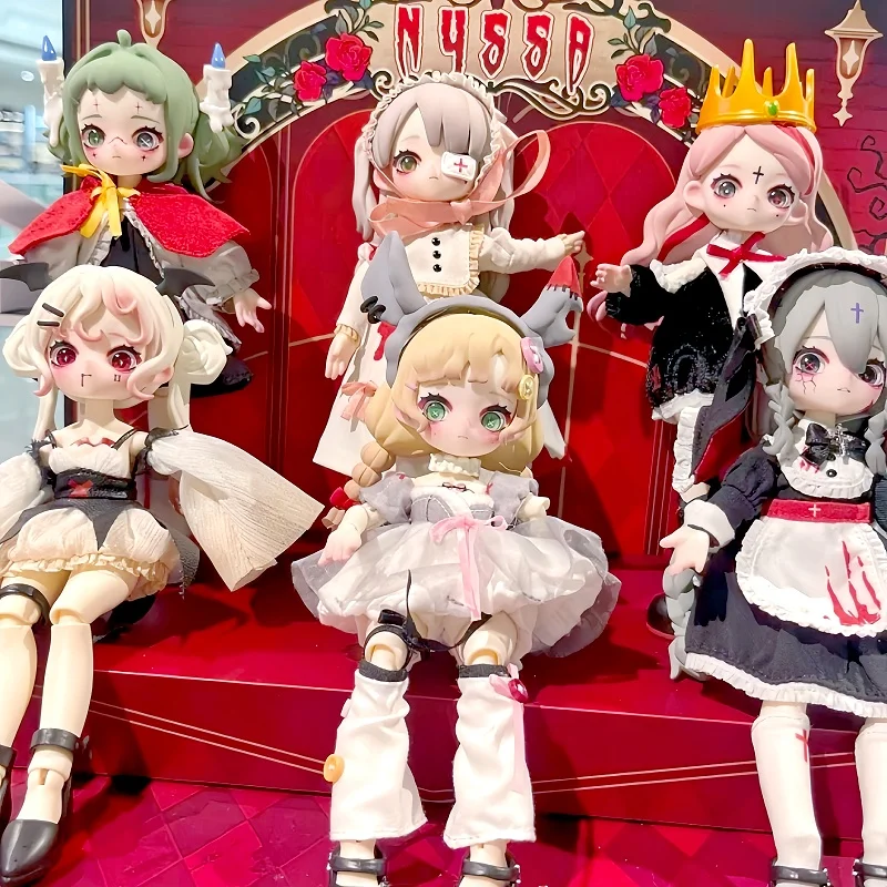 

Nyssa Blind Box Bizarre Nightmare Series Kawaii Аниме Фигурка 1/12 Bjd Игрушка Кукла-сюрприз Игрушки Подарки на заказ