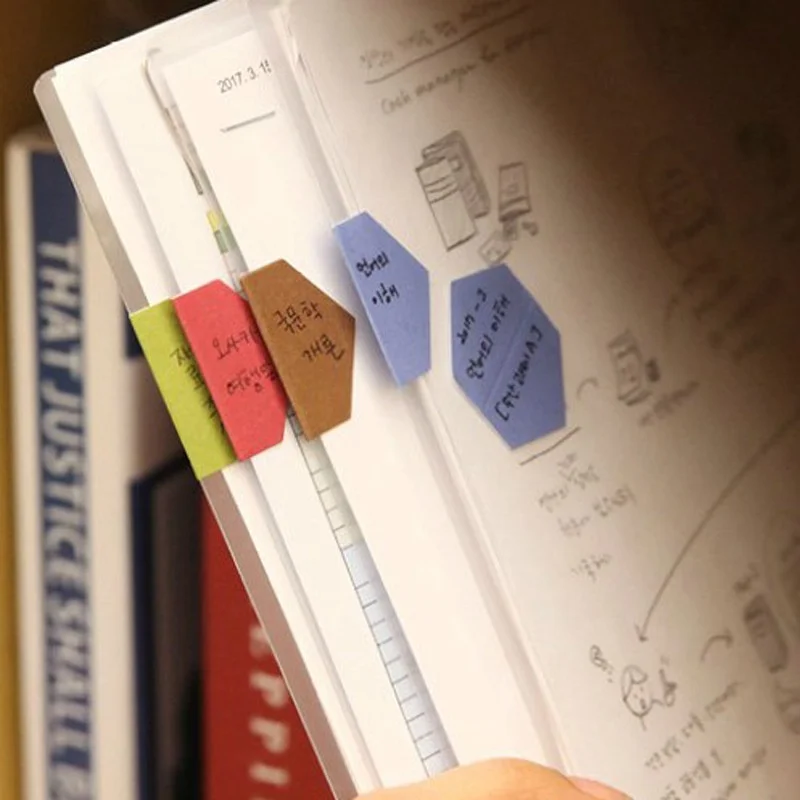 Portable Paper Index Label Sticky Note File Directory Classification Sticker Student Stationery Supplies