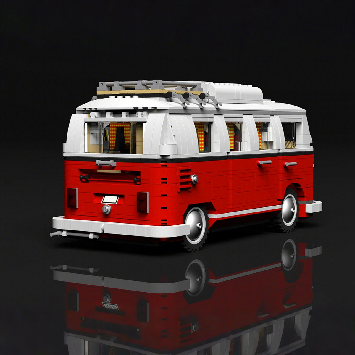 Home Decor Collection Trip Vehicle Creative Travel Car Camper City Truck Party Gifts Toy Holiday Technical Model Building Block view 5