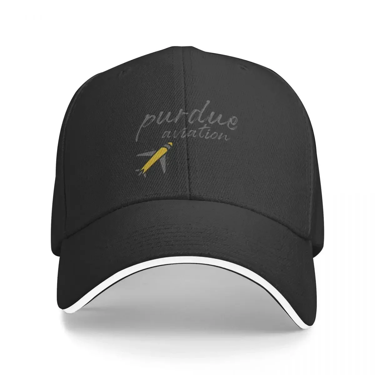 Purdue aviation for men and women plane aircraft airport Baseball Cap black Icon Beach Boy Women's