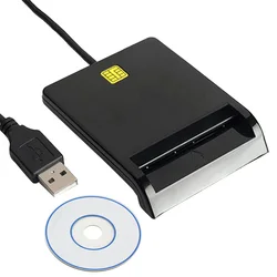 Hot USB Smart Card Reader Micro SD/TF Memory ID Bank Electronic DNIE Dni Citizen Sim Cloner Connector Adapter Id Card Reader