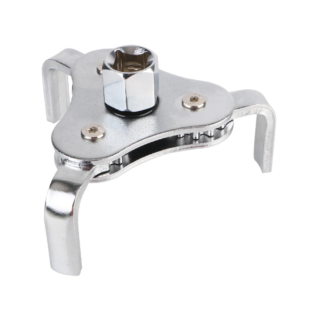 

С 3-кулачковым выстанавливающим ключом для снятия, регулируемый универсальный ключ для масляного фильтра, набор инструментов, ключ для масляного фильтра от 2-1/2 до 4,5 дюйма