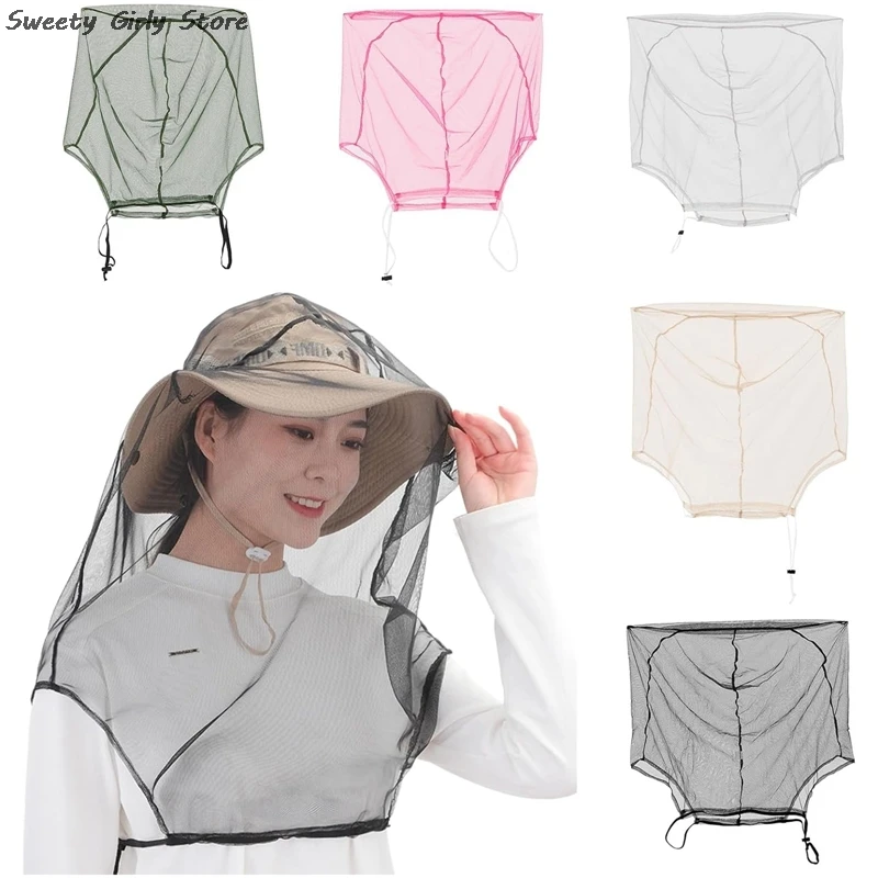 Garden Working Face Cover For Avoid Bee Insect Mosquito Biting Covers Hat Mesh Women Men Outdoor Camping Fishing Protection