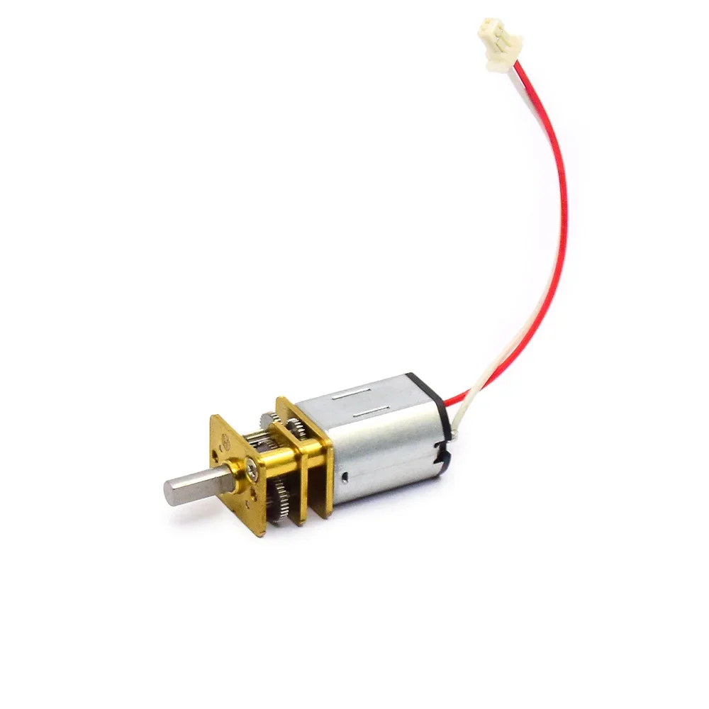 Micro N20 Gear Motor DC 6V 9V 12V 80RPM Slow Speed Full Metal Reduction Gearbox High Torque Smart Car Robot