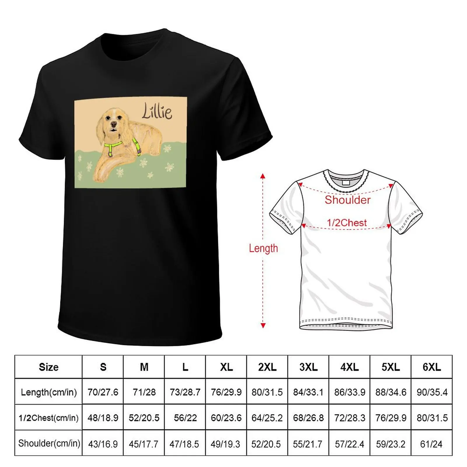 LILLIE T-Shirt heavyweights funnys graphic t shirt vintage summer tops mens t shirts pack