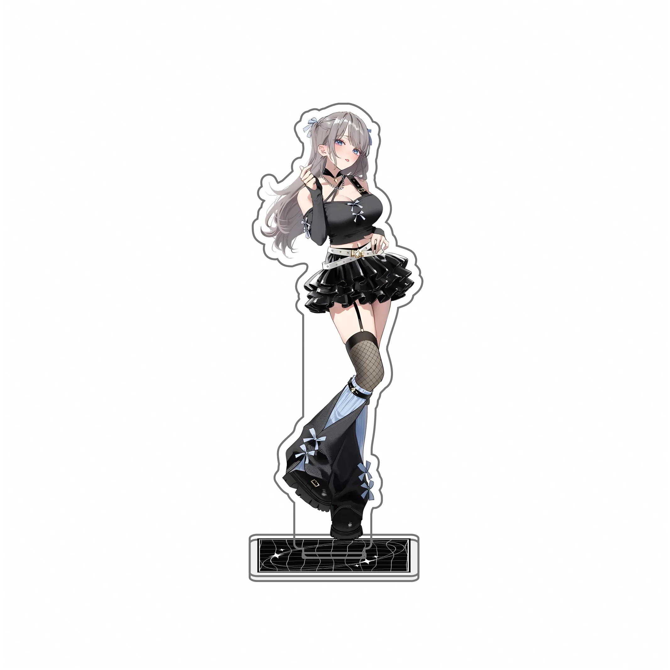 Shino & Ren! Yuri Manga Merch Anime Characters Acrylic Stand Action Figure Desktop Stand Model Keychain 15CM