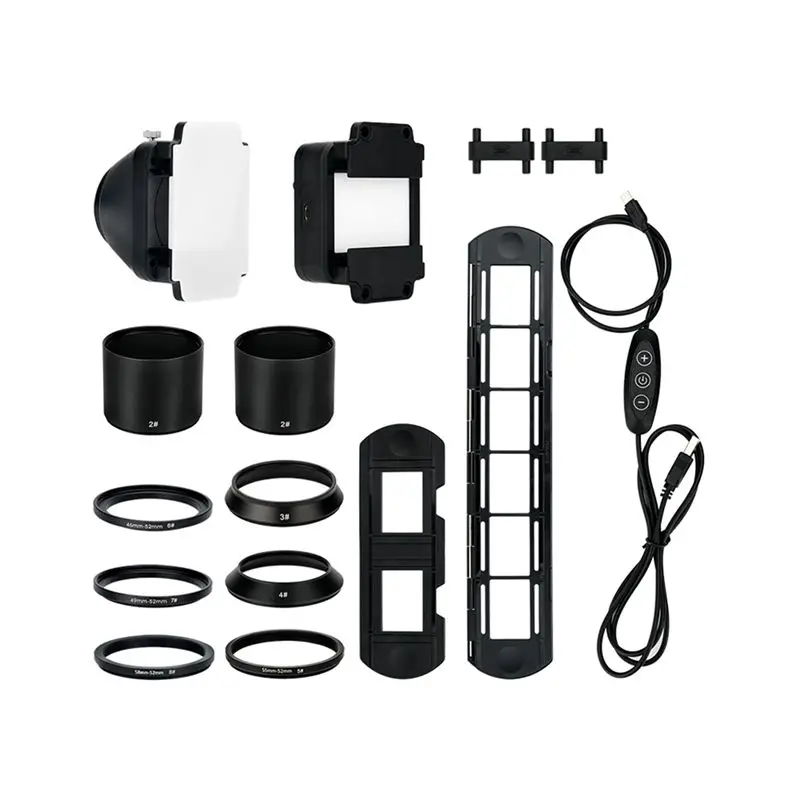 Ingenious-35Mm Negative Film Digitizing Adapter Set With LED, For Scanner Conversion Kit To Digital Files