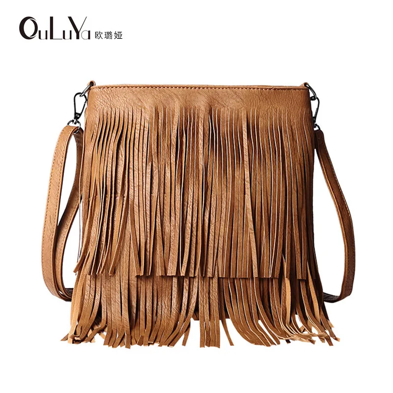 

European and American Style Large Bag Women Trendy Suede Bag Single Shoulder Crossbody Bag Women's Bag