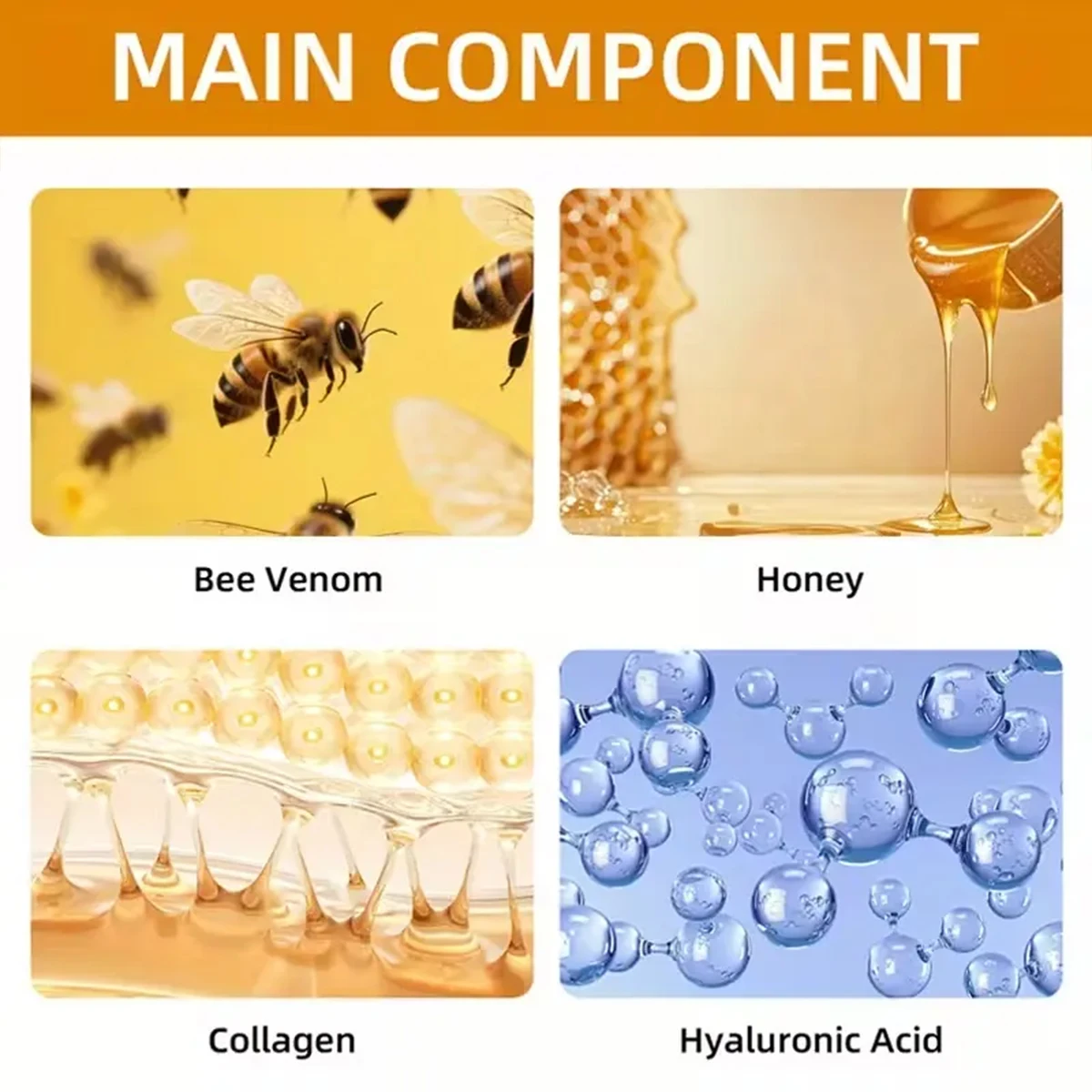 كريم مفاصل بسم النحل مع الريتينول وحمض الهيالورونيك - ترطيب عميق وعناية موجهة، يغذي وينعم البشرة للعناية في الخريف والشتاء #6