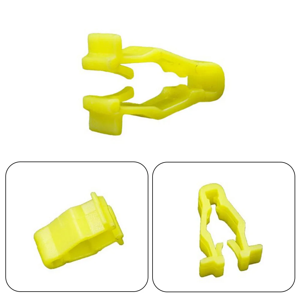 For CRV For Civic Yellow Snap Body Cover Clip For Sun Visor Good Quality 1Piece Avoiding Loosening Yellow For HRV