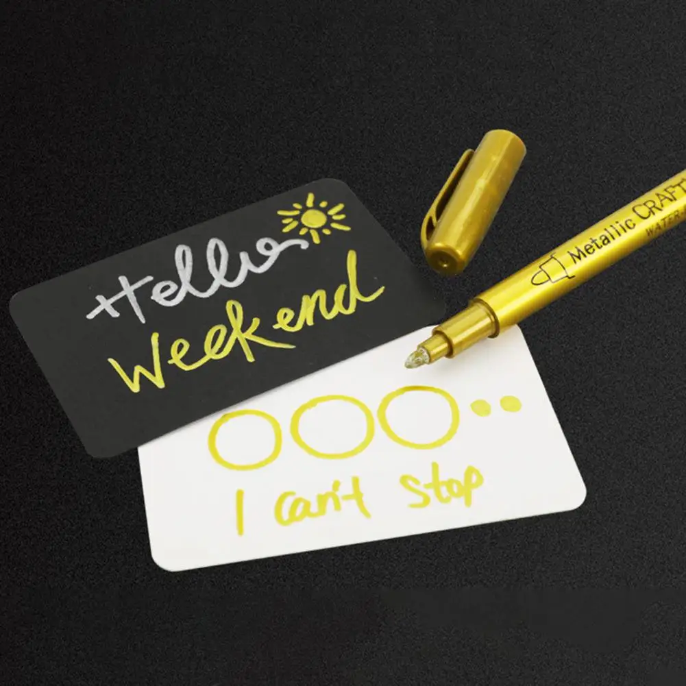 Graffiti Marker hohe Farb sättigung wasserdicht nicht verblassen Mal stift DIY Metallic Marker Stift Signatur Stift Home Supply