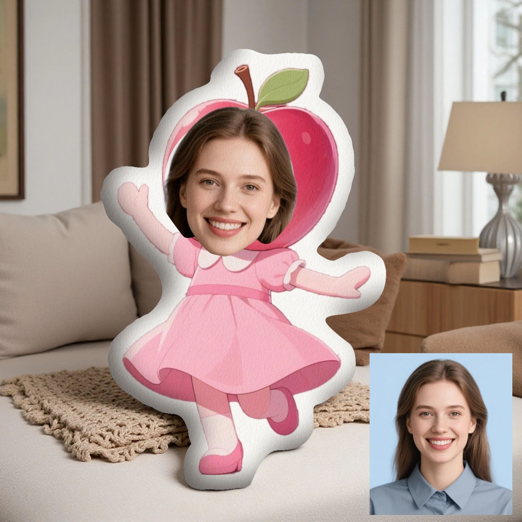 Personalized Custom Pillows Create a Unique One Just for You. A Face-Swapping Pillow Makes a Great Gift for Friends, Lovers, Or