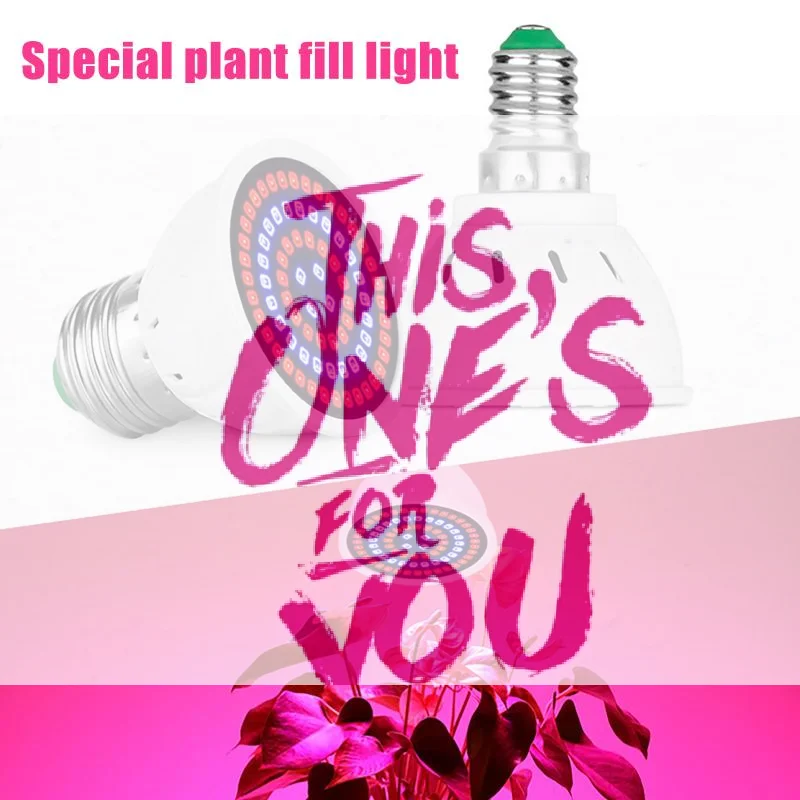 

【BA】E27 LED Plant Grow Light 110V 220V Hydroponic Growth Light Full Spectrum Indoor Hydroponics Flower Seedling Phyto Lamp