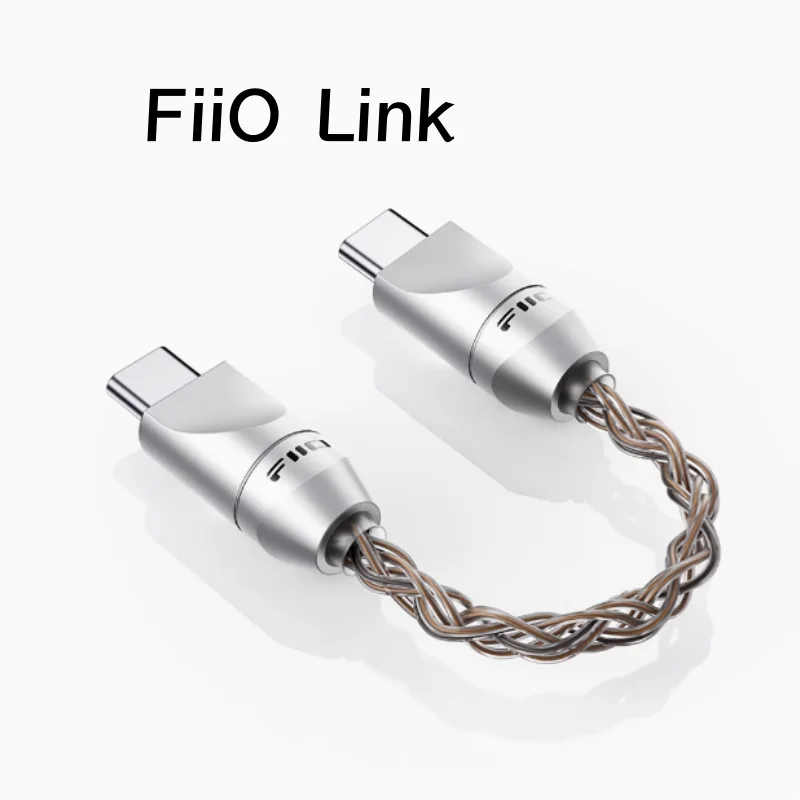 

FiiO Link USB Digital Audio Cable Type-C to Type-C Data Cable Small Tail Adapter Cable