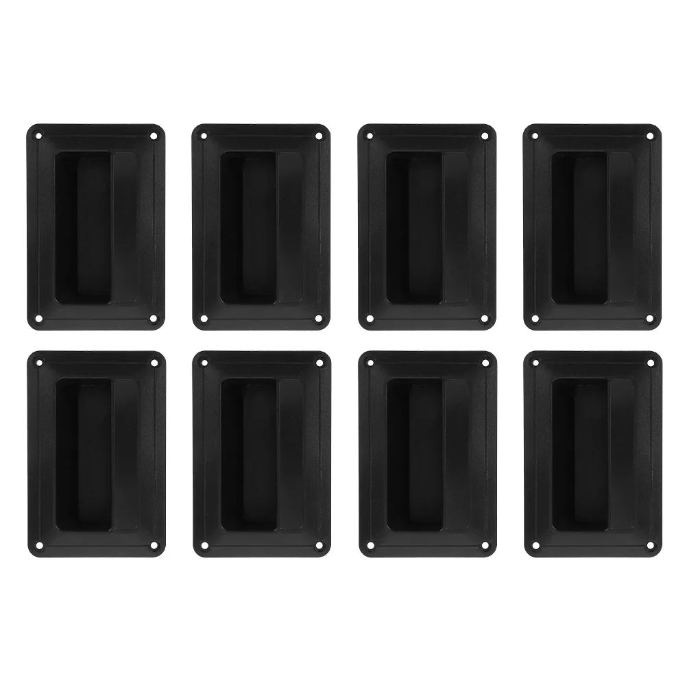 Poignées latérales de haut-parleur en plastique, 8 pièces, sangle de poignée de remplacement Durable pour accessoires de haut-parleur Audio et amplificateur d'armoire