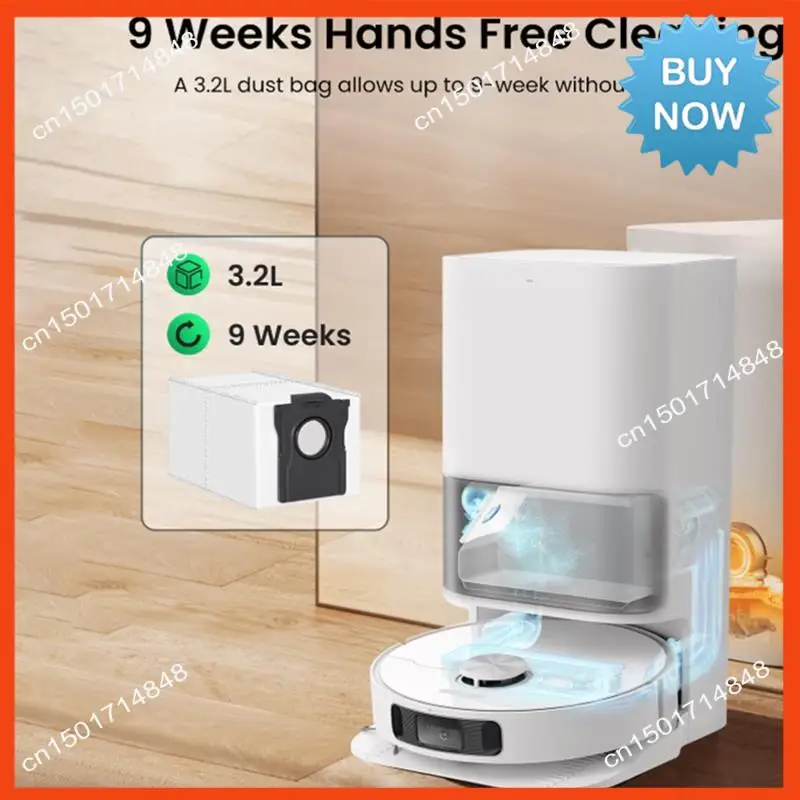 BISM 12 шт. 3,2 л большой одноразовый мешок для пыли для пылесоса Dreame X40 Ultra/X30 Ultra/L40 Ultra/L10s Pro Ultra/L10s Ultra Gen2