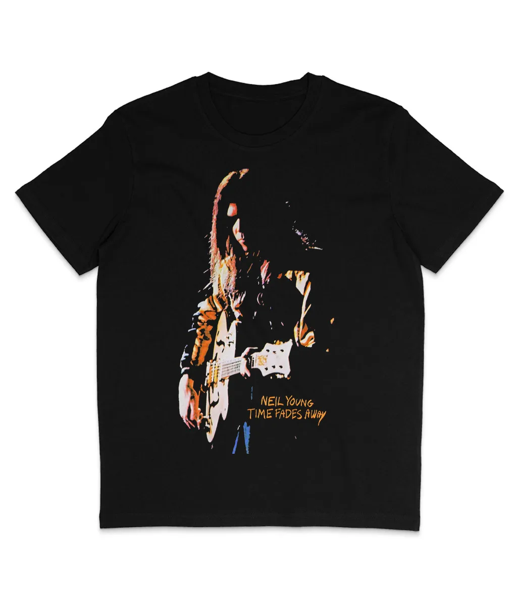 Neil Young  Time Fades Away  1973  Guitar  Organic TShirt  Folk  Country