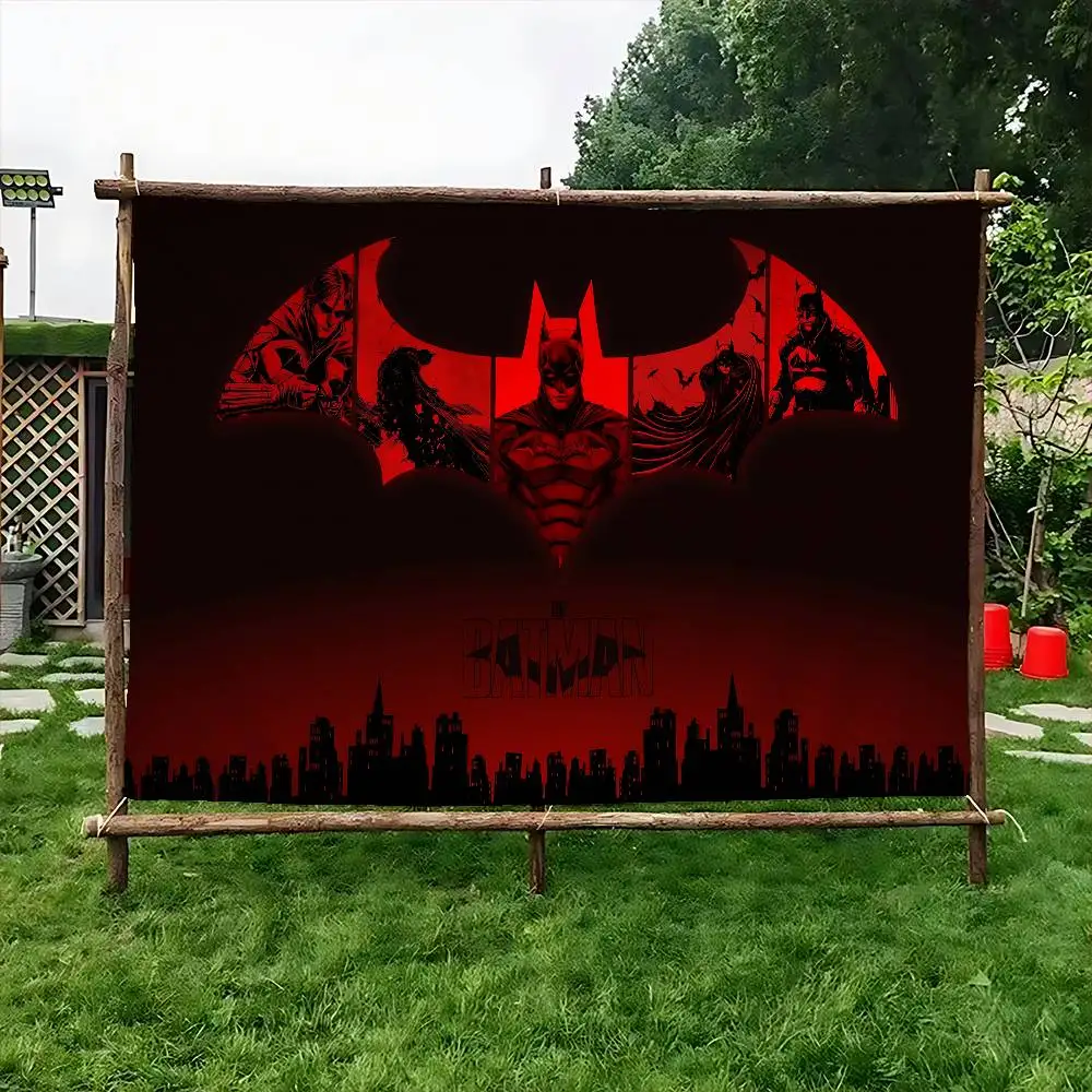 Cool B-Batmans Cartoon Flag Art Science Fiction Room Home Decor Wall Hanging Home Decor Banner