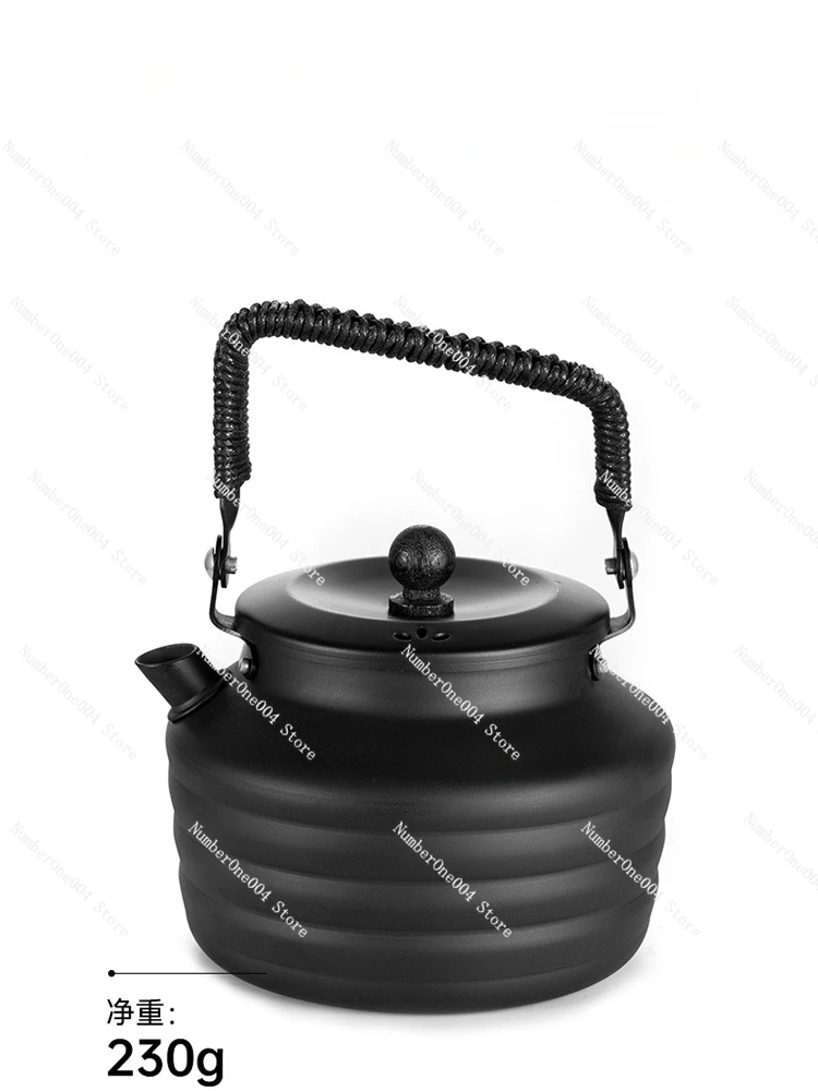 Applicable to outdoor kettle outdoor camping tea set blackening equipment cooker portable tea camping