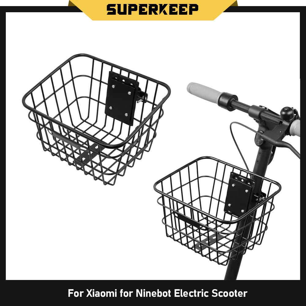 

Универсальная передняя корзина для хранения для Xiaomi M365 Pro, Mi4, Mi5, Ninebot G30, E3, G2, G3, F3, ZT3, Kukirin G3, G4, аксессуары из нержавеющей стали