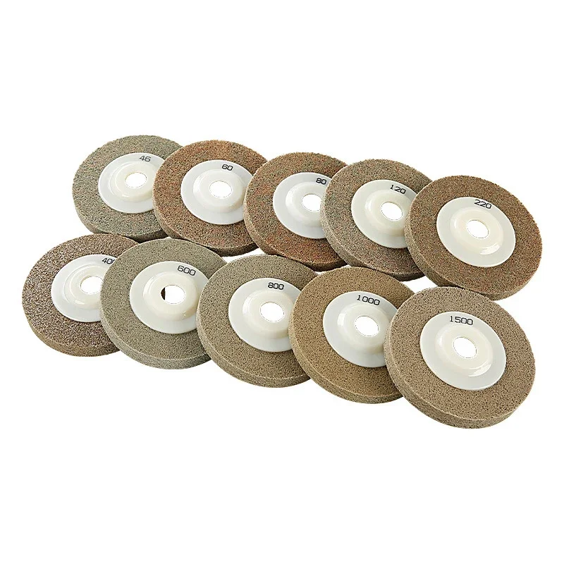 

1Pcs 4" 100mm Nylon Resin Polishing Wheel 60~1500 Grit Fiber Grinding Wheel Marble Granite Glass Stone Metal Grinding Disc