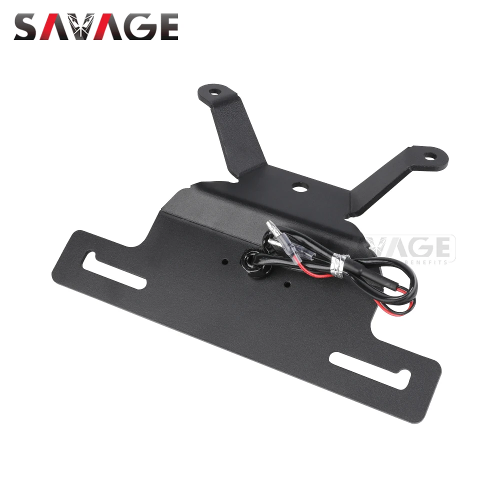 License Plate Holder LED Light For Harley Fat Boy 114 107 2018-2024 Motorcycle Tail Tidy Fender Eliminator Rear Bracket FLFB