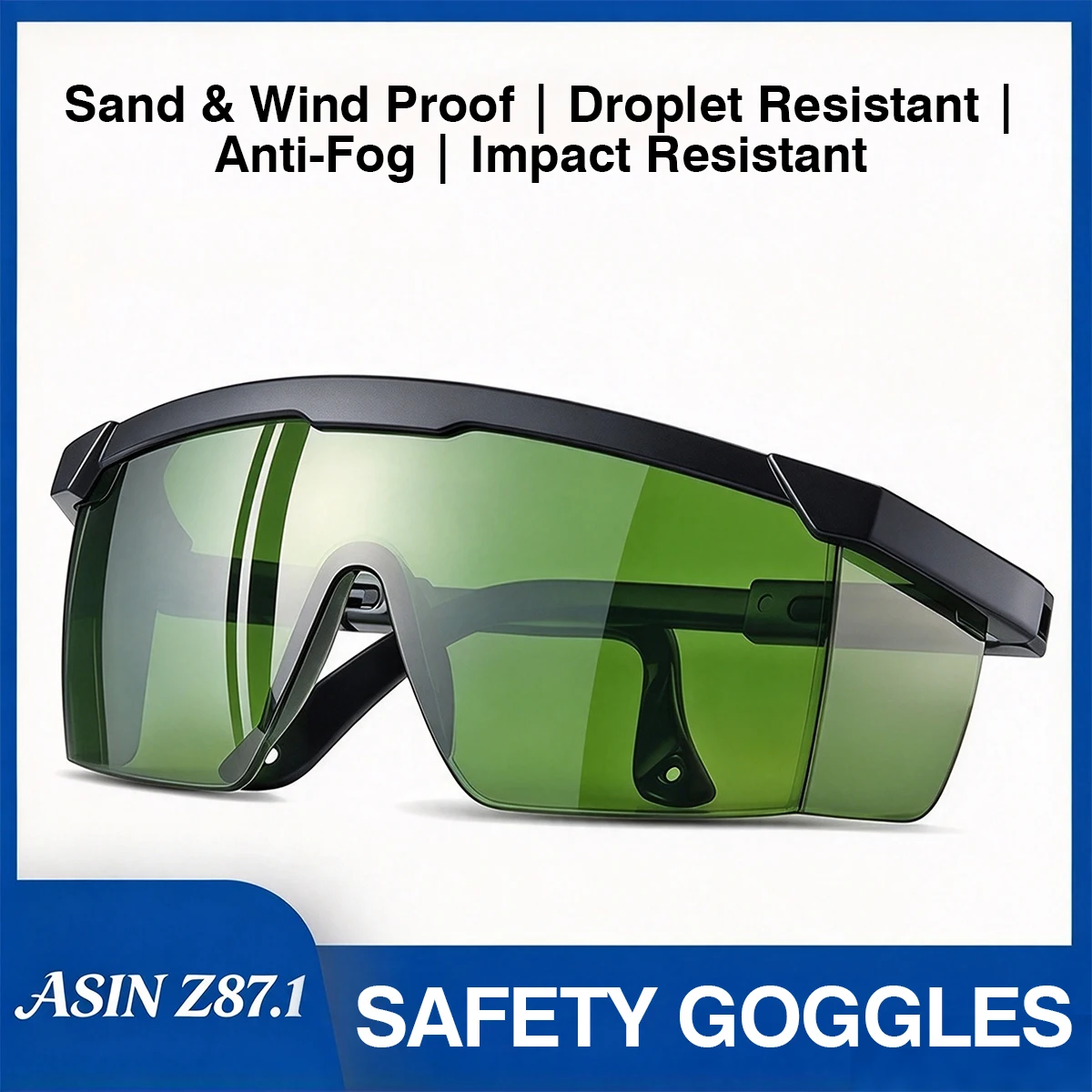 Safety Goggles,High-Definition Clear Anti-Splash,Wind and Sand Dust Proof Protective Glasses for Work and Motorcycle Riding HM1