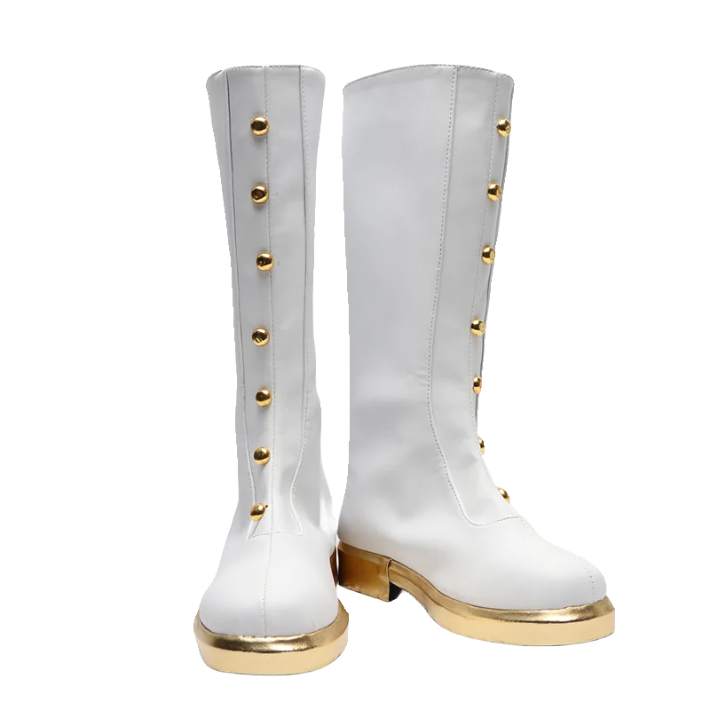 Game Ensemble Sterren Tori Himemiya Cosplay Kostuum Schoenen Laarzen Fine Team Uniform Schoenen Man Vrouw Wit