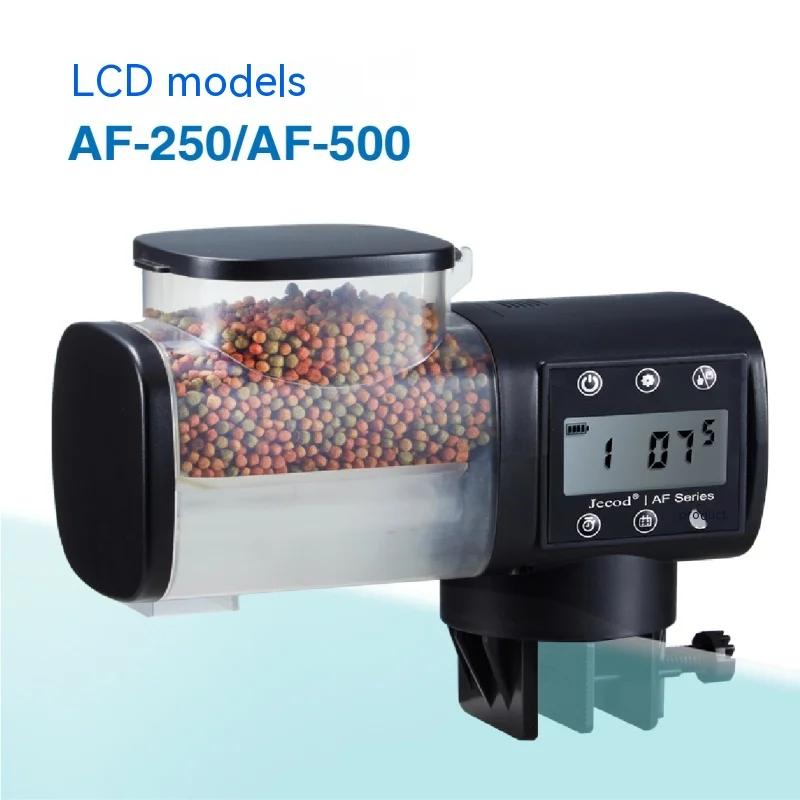 2023 Jebao Jecod fish tank feeder intelligent timing feeder large capacity 250ML 500ML aquarium automatic feeding fish feeder