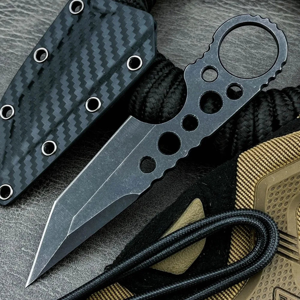 

Популярный многофункциональный нож, нож с фиксированным лезвием высокой твердости, лезвие 440c, ручка 440c, уличный прямой нож, прочные ножи для фруктов