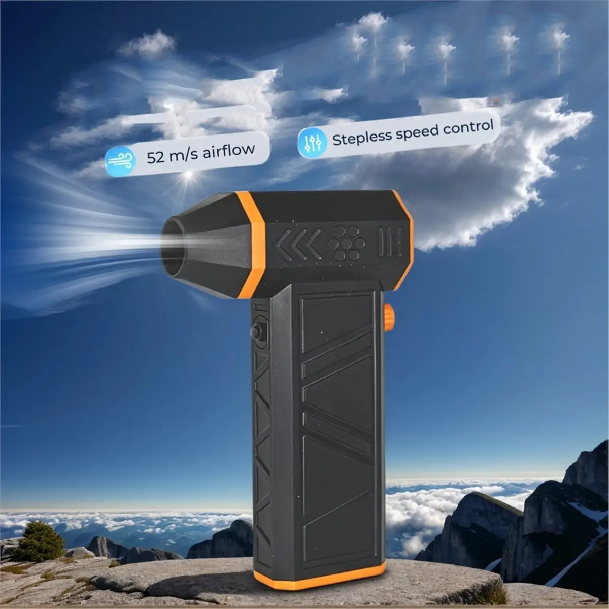 2026 New 180W Mini Air Turbo Blower 300g Thrust 2x4000mAh Turbo Violent Blower Jet Fan for Keyboard Cleaning Car Vacuum Cleaner
