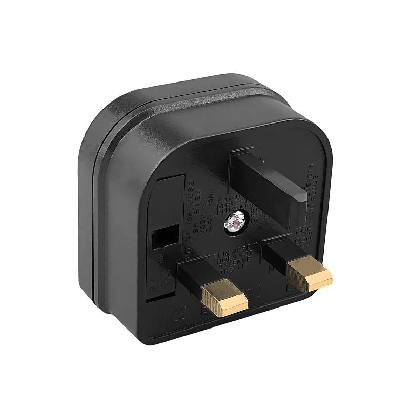 Adapter wtyczki Euro UE do Wielkiej Brytanii z bezpiecznikiem 3A/5A/13A Brytyjski elektryczny adapter podróżny Gniazdo konwertera Gniazdo przewodu zasilającego AC