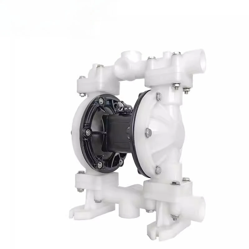 Pneumatic Diaphragm Pump PP Plastic Corrosion-Resistant QBY PTFE Acid-Base Resistant Stainless Steel & Aluminum Water Pump