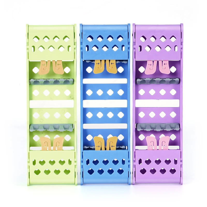 

1pc Dental Instrument Disinfection Box 4 Slots Sterilization Box Tay Holder for Filling Tools Dentistry Disinfection Instrument